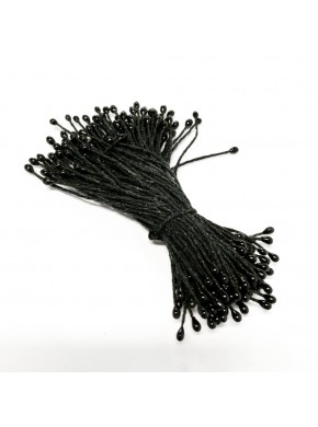 Тычинки "Fiorico", цвет черный, размер пыльника 1 мм, 85 шт. 