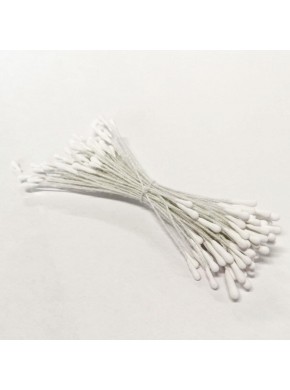 Тычинки "Fiorico", цвет белый, размер пыльника 1,5 мм, 85 шт. 