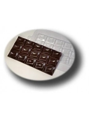 Форма пластиковая для шоколада «Плитка на 100 гр»