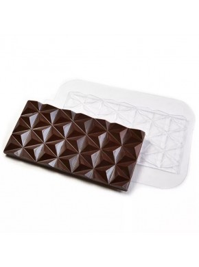Форма пластиковая для шоколада «Плитка кубики»