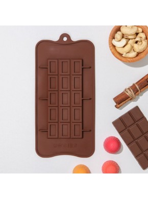 Форма силиконовая для шоколада «Шоколатье», 25 х 11,5 х 0,5 см