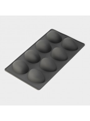 Форма для выпечки и шоколада «Яйцо», 27,5 х 16,5 х 3 см, ячейка 6,3 х 4,4 см, 8 ячеек