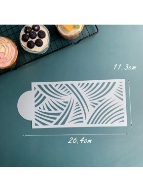 Трафарет боковой, для украшения торта, А-1, 11,3 х 26,4 см