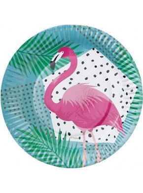 Тарелки малые "Фламинго", 17 см, 6 штук