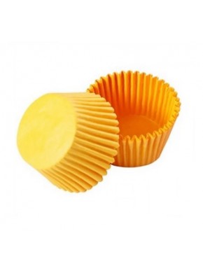 Форма бумажная для конфет, желтые, 3,5 х 2,5 см, 10 шт.