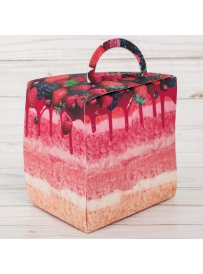 Коробка для десерта «Вкусно!», 12 × 11 × 10 см
