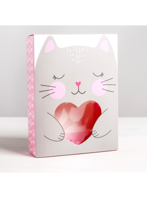 Коробка для сладостей «Котик», 20 х 15 х 5 см 