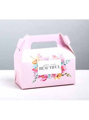 Коробка "Сундучок для сладкого Beautiful", 16 × 15 × 9 см