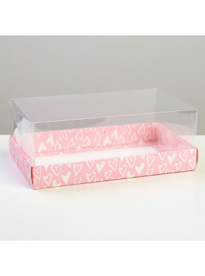 Коробка для сладостей "love", 22 х 13,5 х 8 см