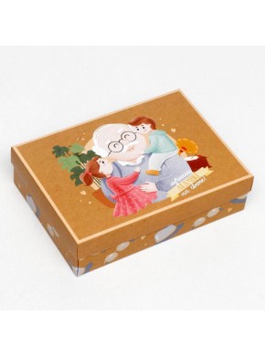 Коробка для сладостей "Дедушке", 21 х 15 х 5,7 см