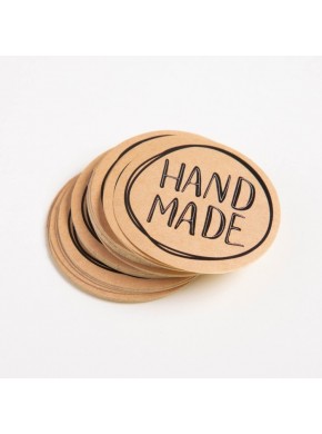 Набор наклеек "Hand made", 4 х 4 см, 50 шт.