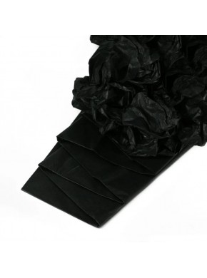 Бумага упаковочная тишью, Черная, 50 х 66 см, 10 листов