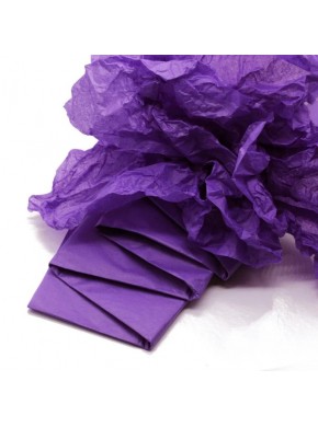 Бумага упаковочная тишью, Фиолетовая, 50 х 66 см, 10 листов