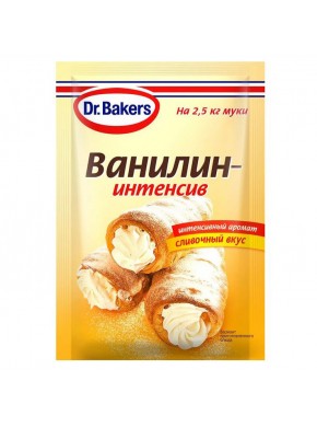 Ароматизатор "Ванилин-интенсив", Dr.Bakers, сливочный вкус, 2 гр.