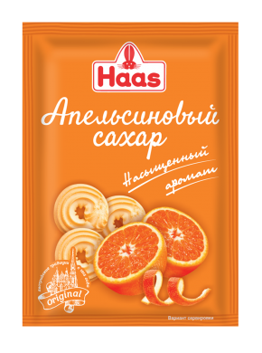 Апельсиновый сахар HAAS, 12 гр.