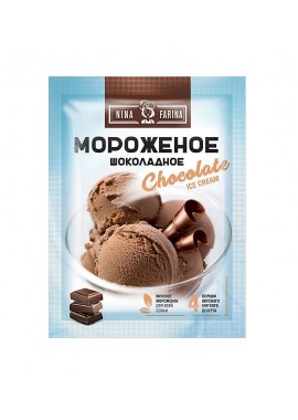 Сухая смесь для приготовления мороженого "Nina Farina", шоколадное, 70 гр